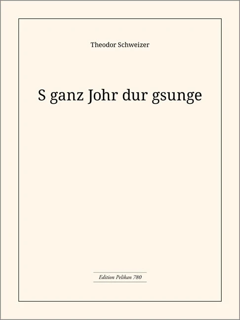 S ganz Johr dur gsunge